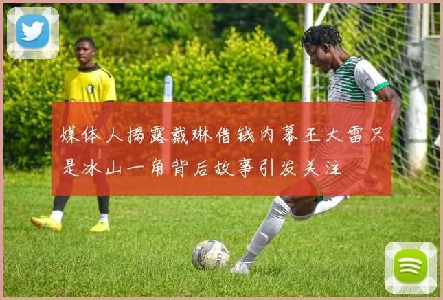 媒体人揭露戴琳借钱内幕王大雷只是冰山一角背后故事引发关注